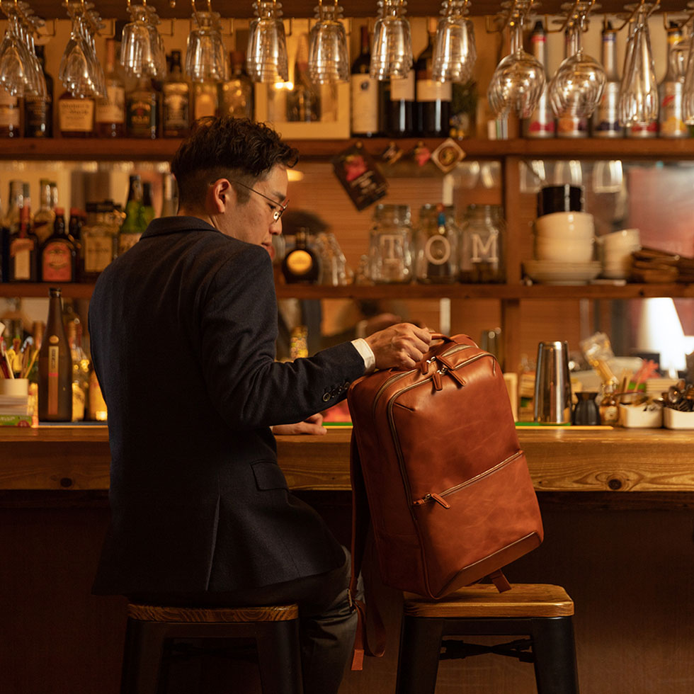本革リュック